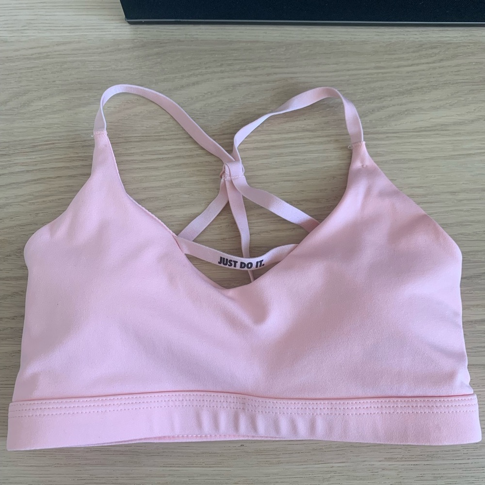 Pink Nike Sports bra - Small